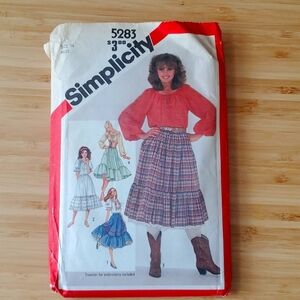 SimplicitybSewing Pattern 5283 - 1981 - Miss Size 16